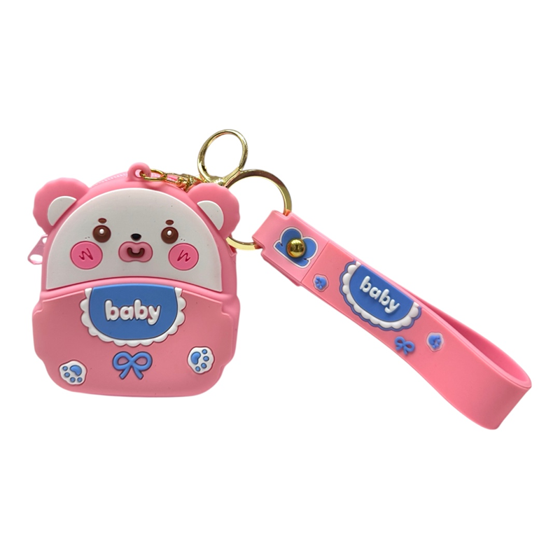 BABY AYICIK MODELİ CÜZDAN ANAHTARLIK FERMUARLI