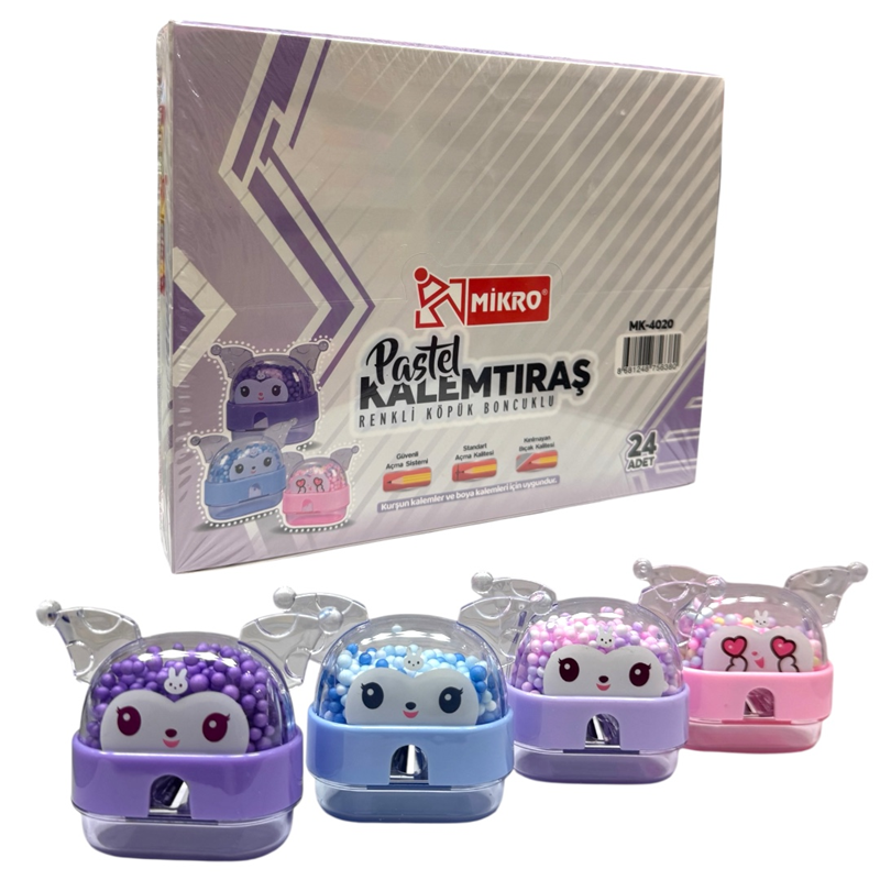 MİKRO MK-4020 KUROMİ KALEMTIRAŞ 24LÜ PAKET