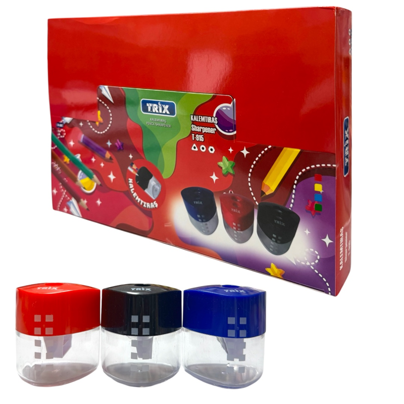 TRİX T-915 KALEMTIRAŞ 24LÜ PAKET