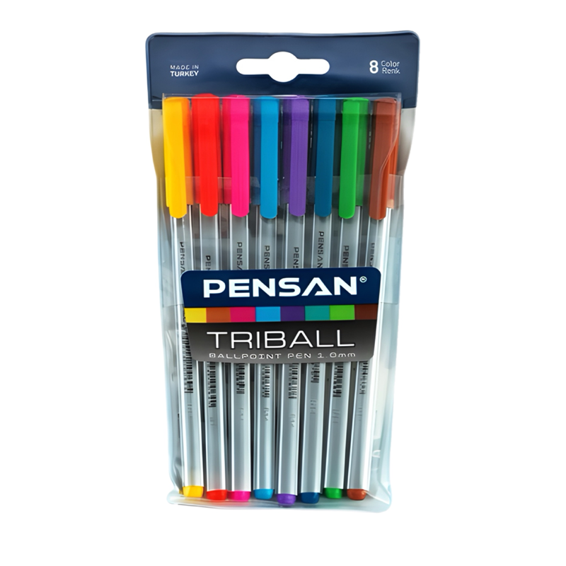 PENSAN TRİBALL 8 RENK SET VAKUMLU