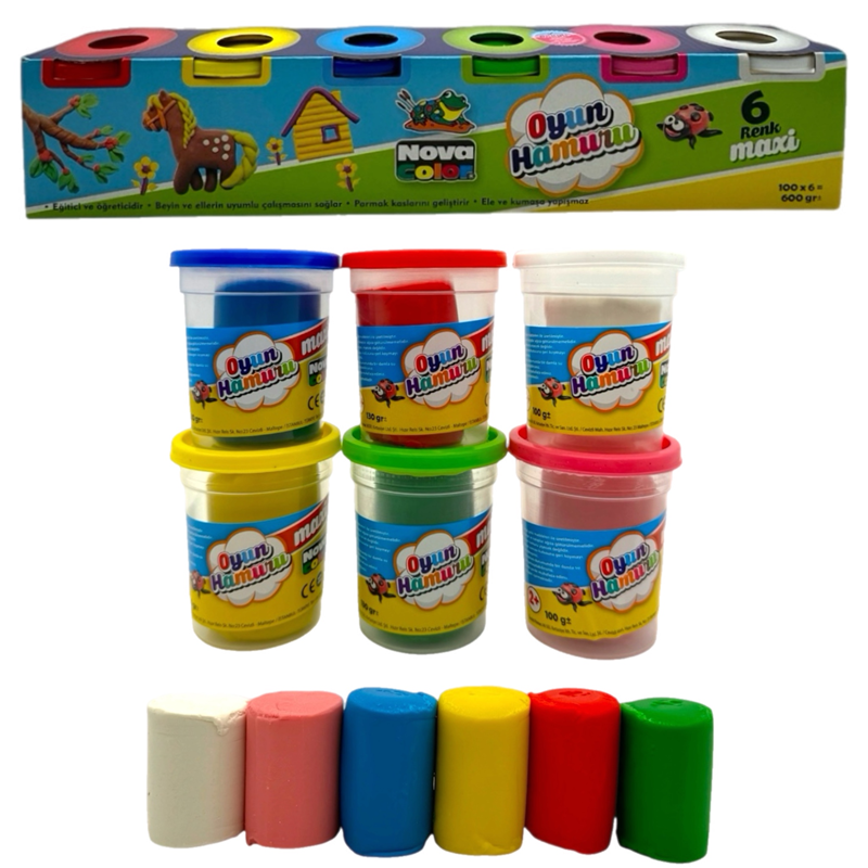 NOVA COLOR OYUN HAMURU 6 RENK