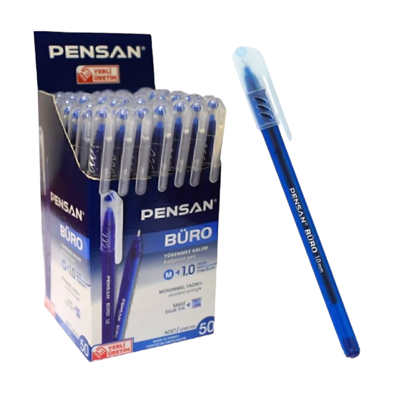 PENSAN MAVİ BÜRO TÜKENMEZ KALEM 50Lİ PAKET