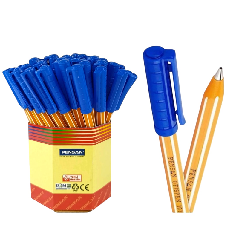 PENSAN 1010 MAVİ TÜKENMEZ KALEM 60LI PAKET