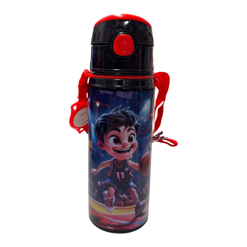 MİKRO MT-6013 RESİMLİ ERKEK ALÜMİNYUM MATARA 600 ML 12Lİ PAKET