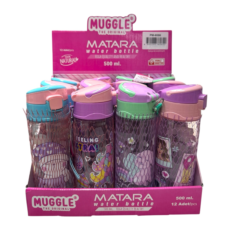 MUGGLE 6056 KIZ MATARA 500 ML 12Lİ PAKET