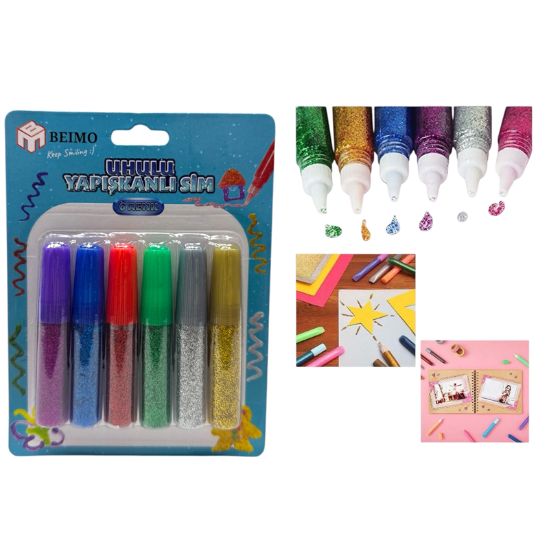 BEİMO YAPIŞKANLI UHULU SİM 6LI SET 12Lİ PAKET