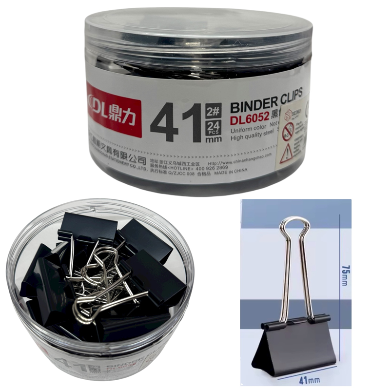 BEİMO DL6052 41 MM SİYAH KISKAÇ 24LÜ PAKET