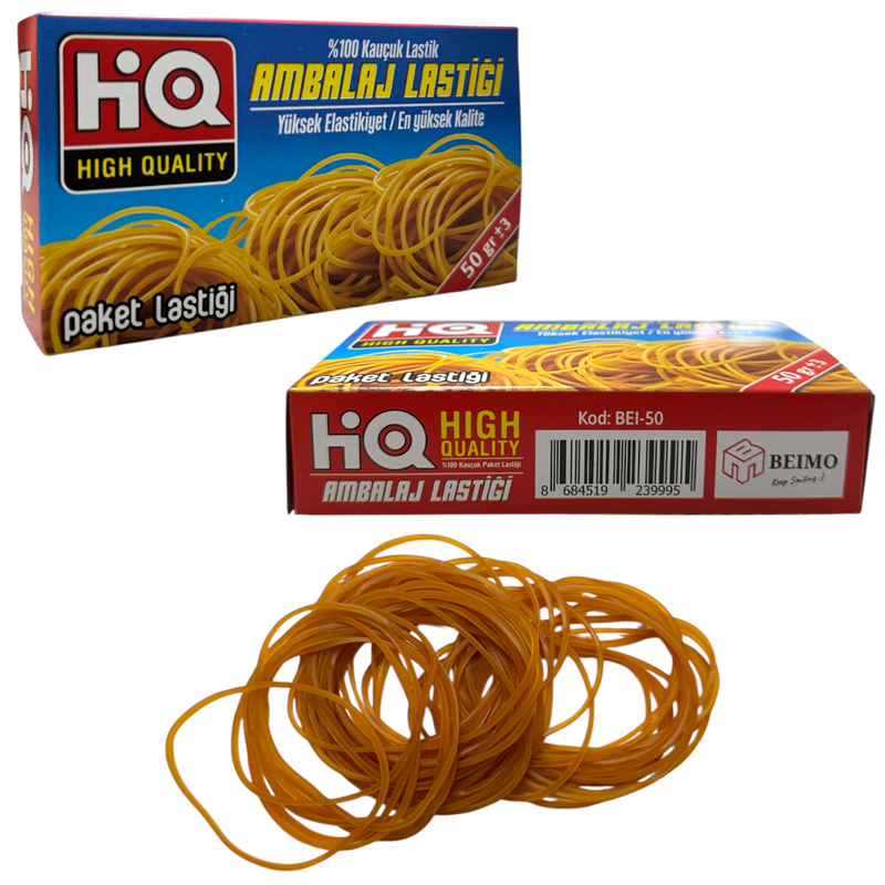 BEİMO %100 KAUÇUK KUTULU AMBALAJ PARA LASTİĞİ 50 GR