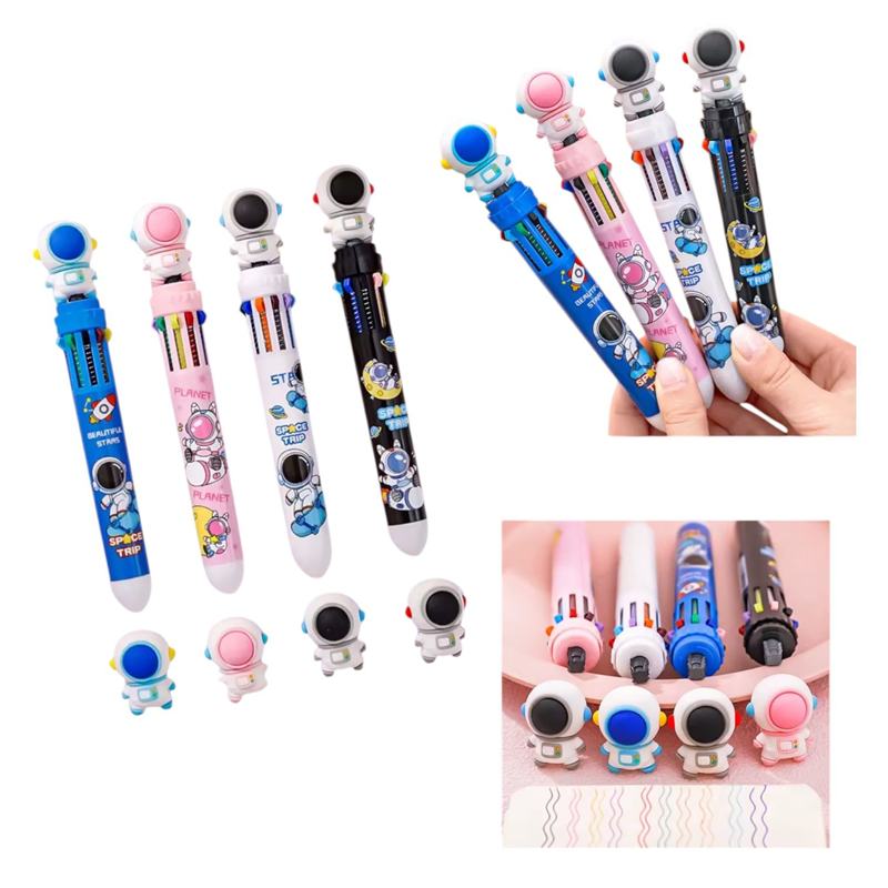 NO.801 ASTRONOT ÇOKLU 10 RENK TÜKENMEZ KALEM 36'LI PAKET