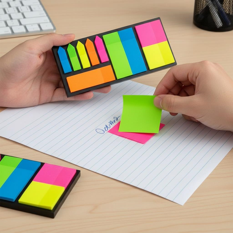 Ayraç Yapışkanlı Post-it Seti 24'Lü Paket Ayraç Yapışkanlı Post-it Seti 24'Lü Paket