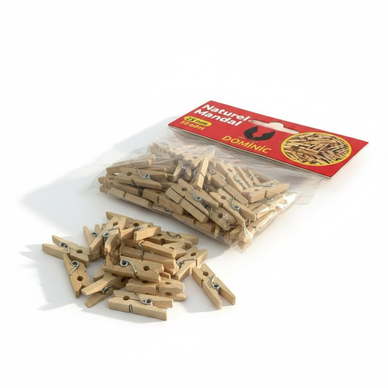 Ahşap Natural Mini Mandal 25 Mm 50'Li Paket , Dekoratif Süsleme Natural Minik Ahşap Mandal Ahşap Natural Mini Mandal 25 Mm 50'Li Paket , Dekoratif Süsleme Natural Minik Ahşap Mandal