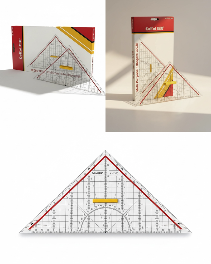 Geoderek Üçgen Cetvel , Modelist / Gemici / Mimar Cetveli