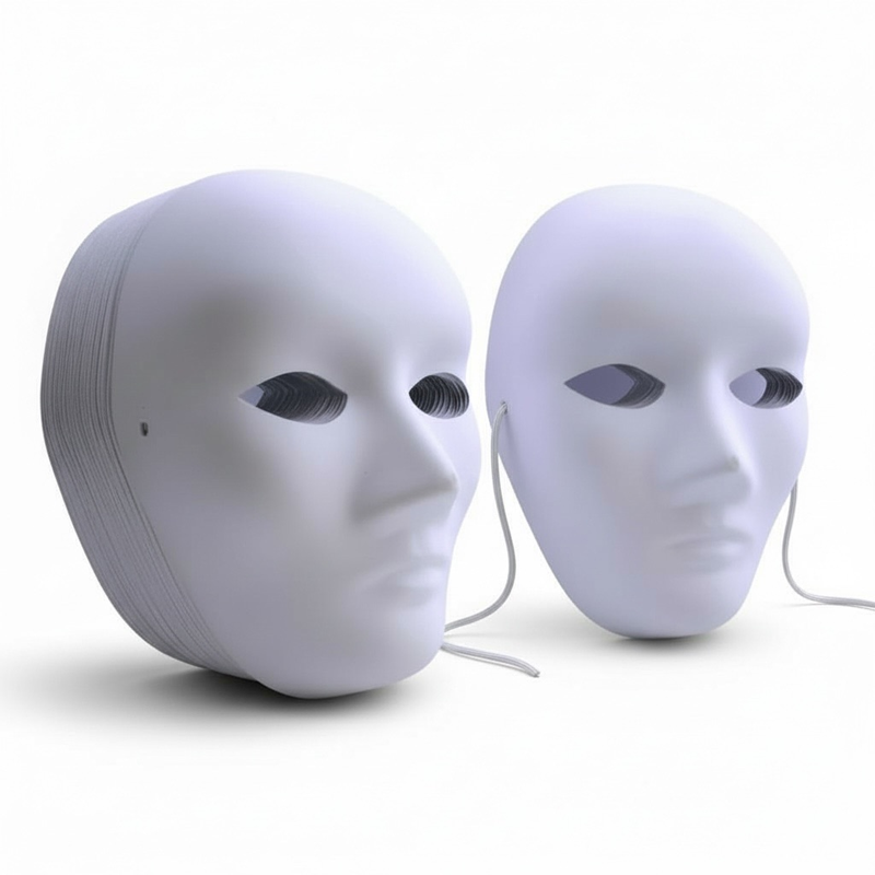 İthal Boyama Maske Büyük Lastikli Ekstra Kaliteli 20Li Paket %100 Pamuk