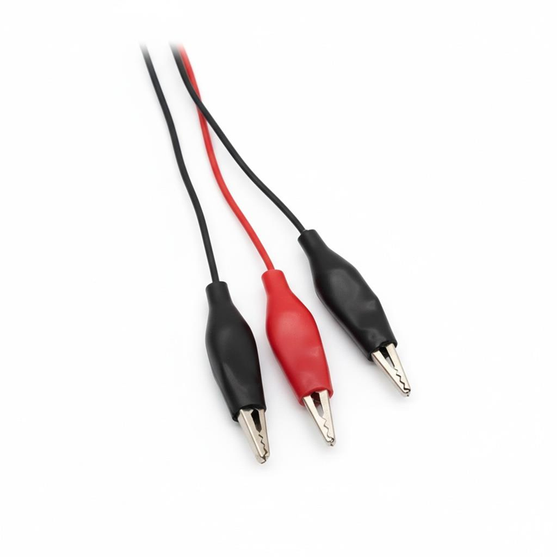 Krokodil Akım Kablosu 100Lü Paket , Timsah Ağızlı Krokodil Test Kablosu