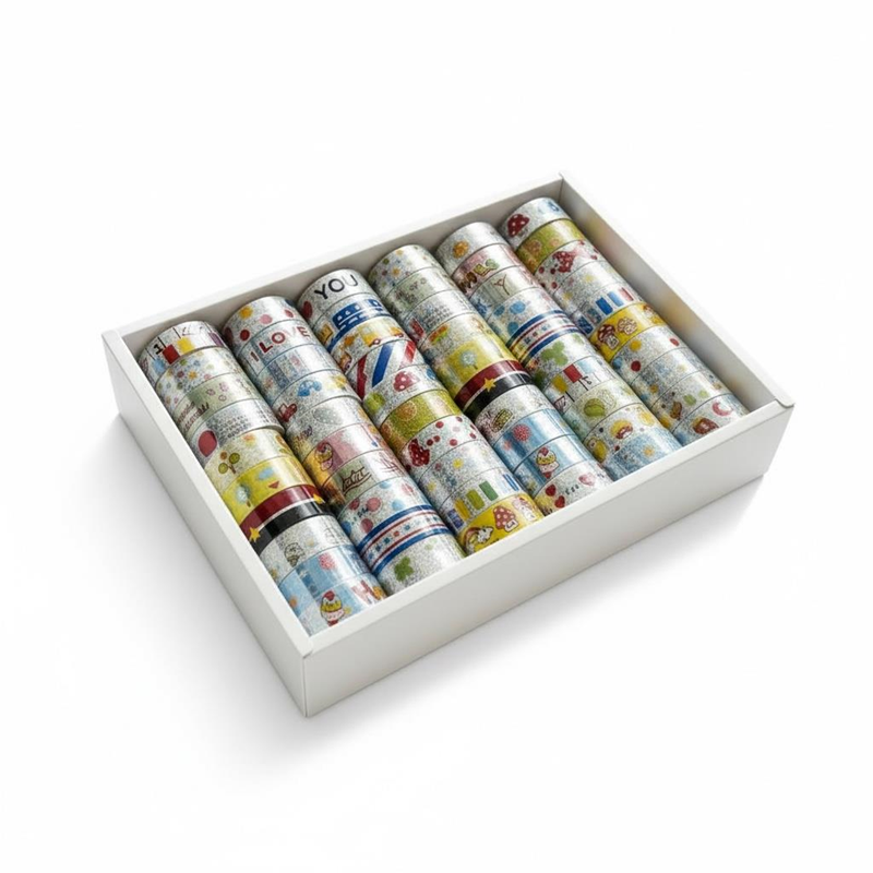 6006-B Hologramlı Desenli Bant 60'Lı Paket 6006-B Hologramlı Desenli Bant 60'Lı Paket