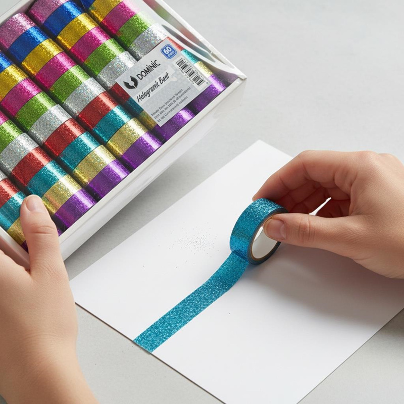 CK-6002 Hologramlı Desenli Bant 60Lı Paket