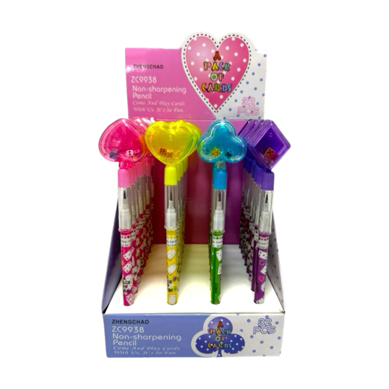 ZC-9938 KALPLİ-ZARLI GEÇMELİ KALEM 32Lİ PAKET