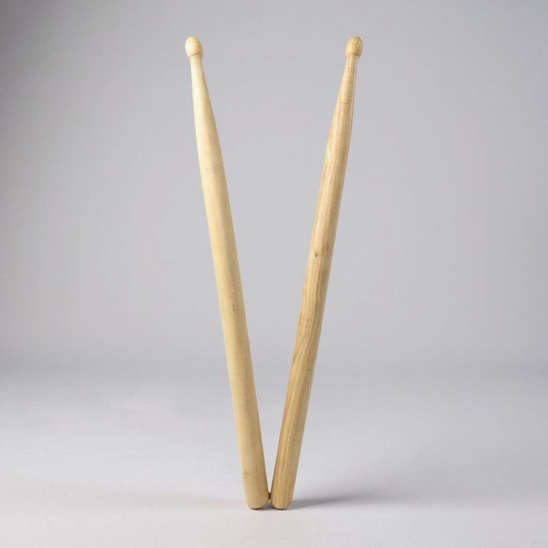 Ahşap Ritim Çubuğu Kalın 30 Cm Tokmaklı 1 Çift Ahşap Ritim Çubuğu Kalın 30 Cm Tokmaklı 1 Çift