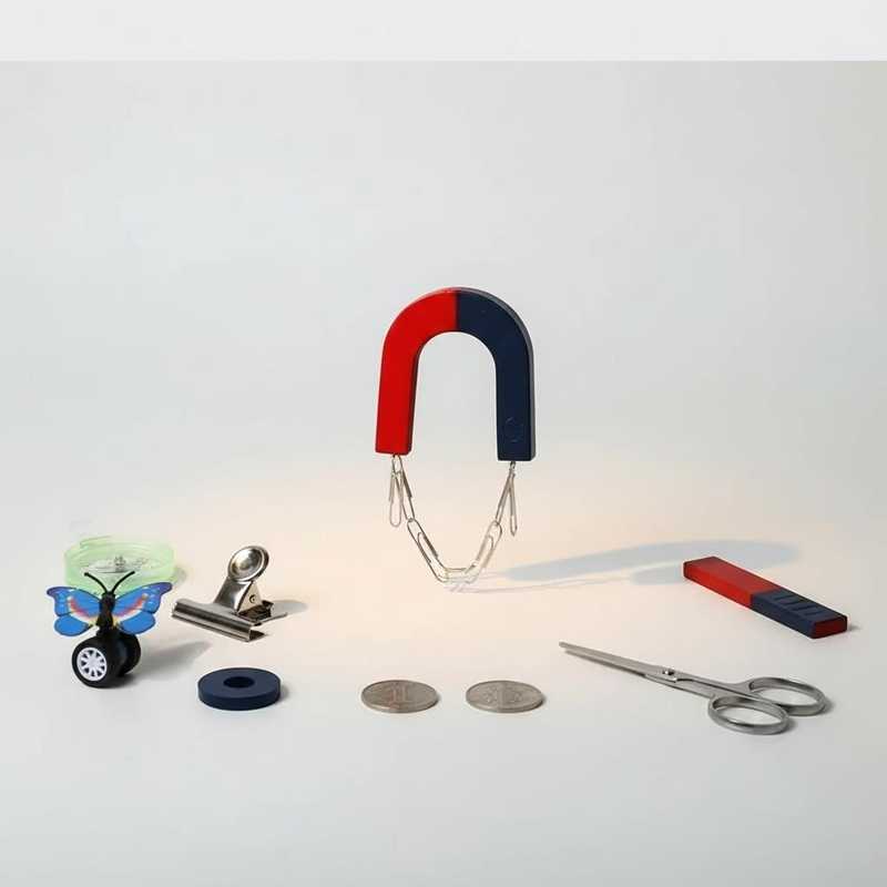 U Mıknatıs Deney Mıknatısı 3*3 Cm 50'Li Paket