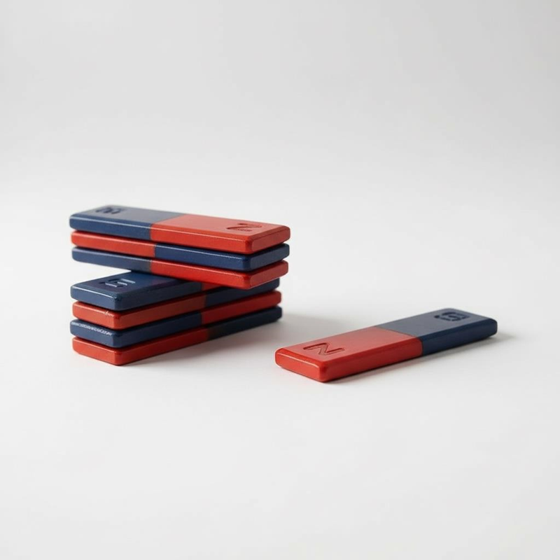 Çubuk Bar Mıknatıs Deney Mıknatısı 1,5*5 Cm 50'Li Paket