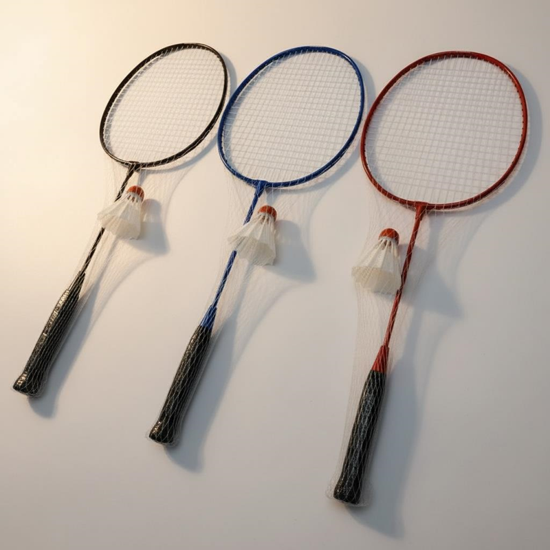 Badminton Raket Seti Çiftli Badminton Raket Seti Çiftli