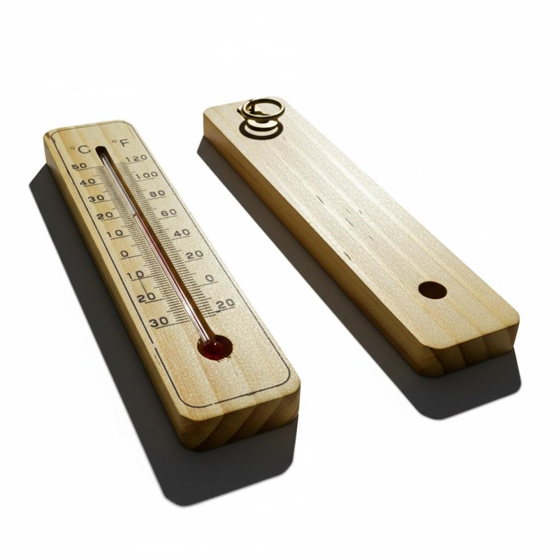 Ahşap Termometre Isı Ölçer