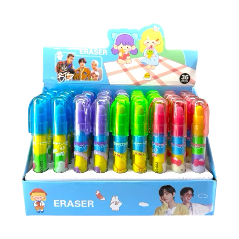 NO.002 HELLO KİTTY GEÇMELİ YUMURTLAYAN SİLGİ 36LI PAKET