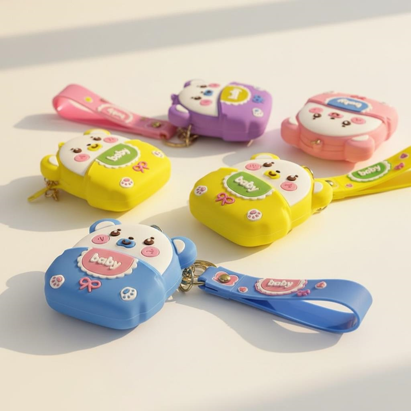 Baby Ayıcık Silikon Anahtarlık Cüzdan 7*8 Cm Baby Ayıcık Silikon Anahtarlık Cüzdan 7*8 Cm