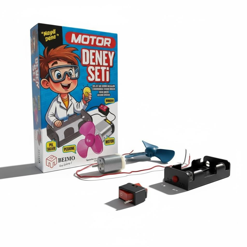 Kutulu Lüks Motor Deney Seti