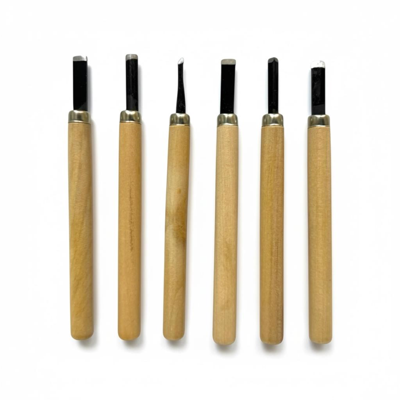 Ahşap Oyma Seti 6'Lı Paket, Seramik Oyma Seti , Ağaç Oyma Seti