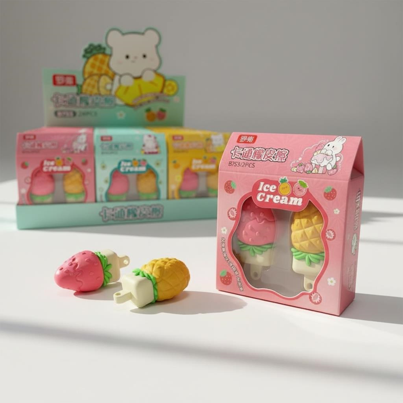 BEİMO İCE CREAM ÇİFTLİ SİLGİ 24LÜ PAKET