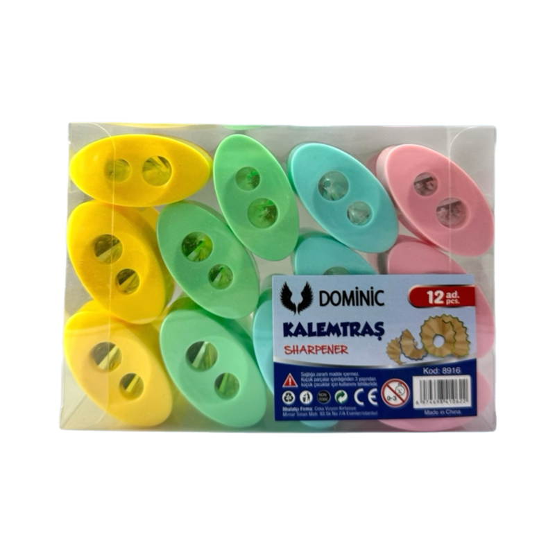DOMİNİC NO.8916 KALEMTIRAŞ 12Lİ PAKET