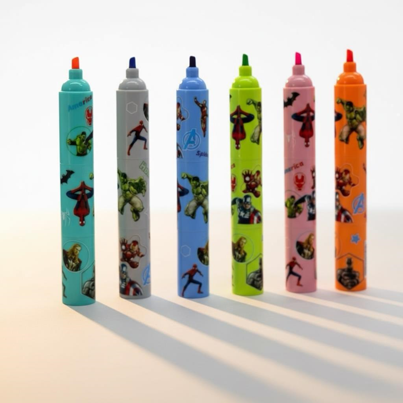 Md-188 Süper Kahramanlar Fosforlu Kalem 36'Lı Paket Md-188 Süper Kahramanlar Fosforlu Kalem 36'Lı Paket