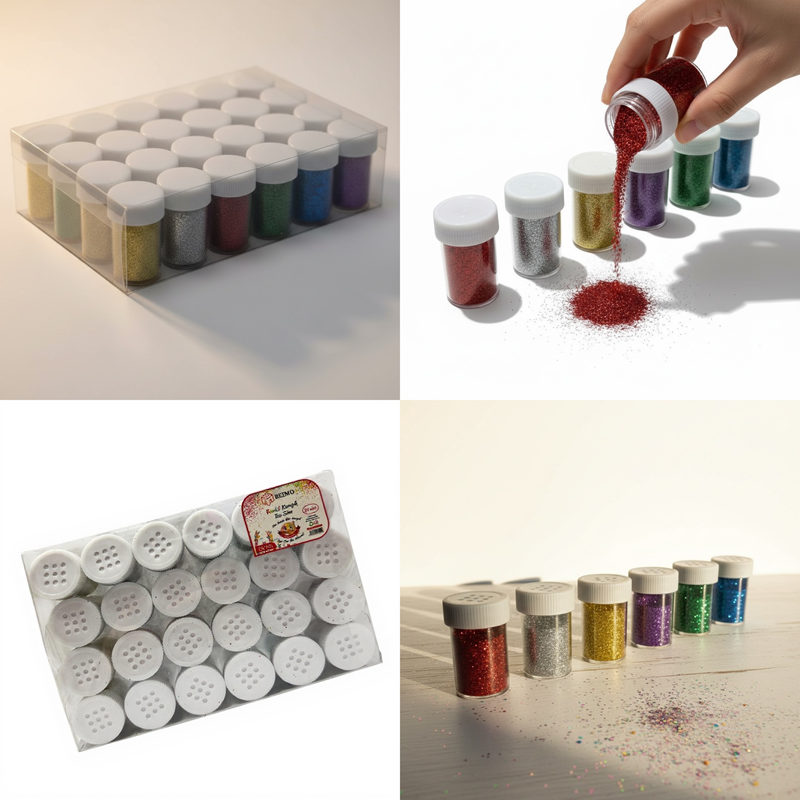 Renkli Tuzluk Modeli Karışık Toz Sim 24'Lü Paket