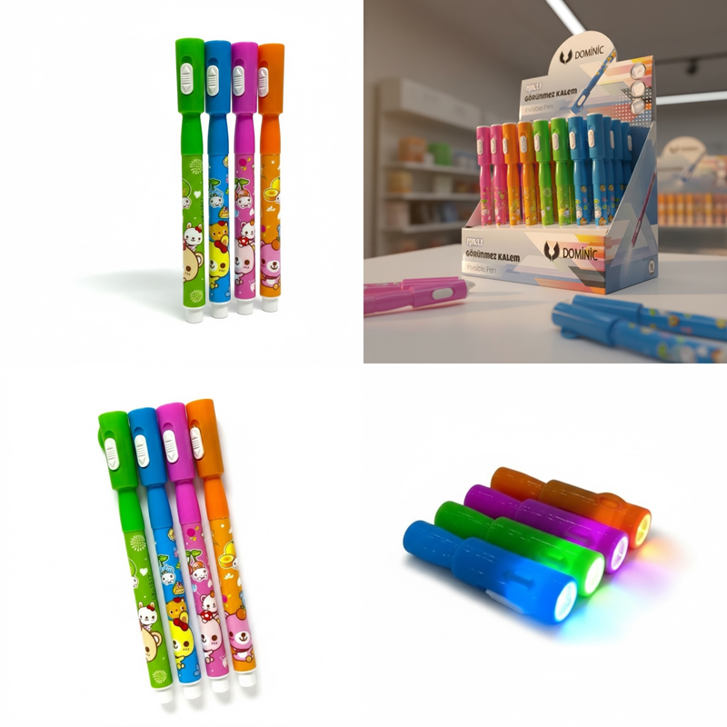 Görünmez Kalem Işıklı 48'Li Paket