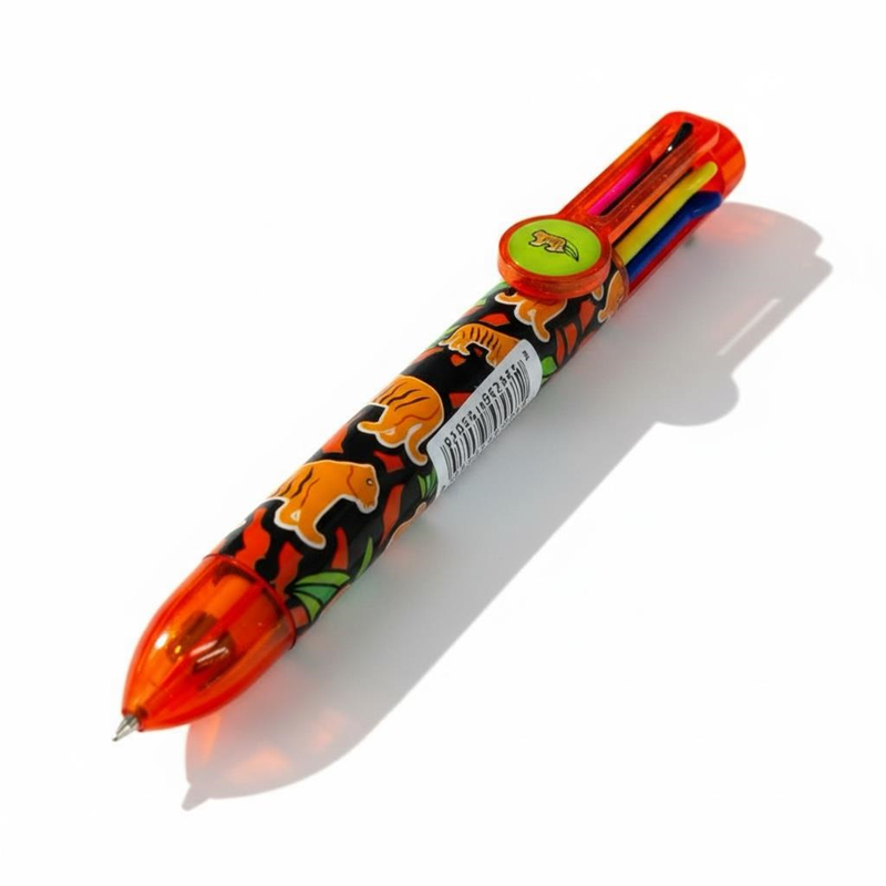 Sc-803 Kaplan Modeli 8 Renk Çoklu Tükenmez Kalem 24Lü Paket