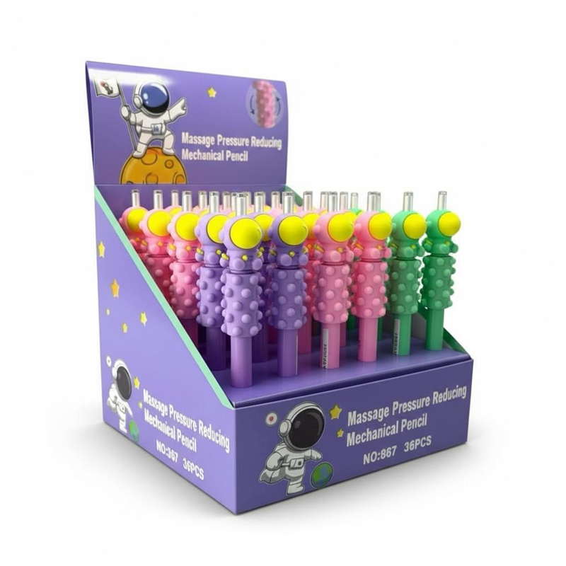 No.867 Astronot Modeli Gövdesi Masaj Yapan Versatil 0.7 Uçlu 36'Lı Paket