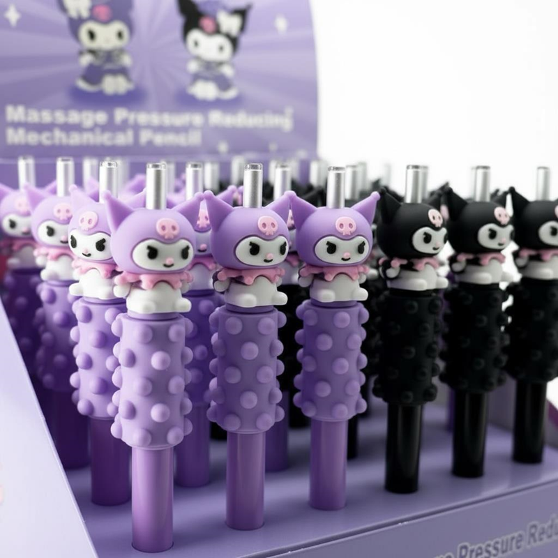 No.865 Kuromi Modeli Gövdesi Masaj Yapan Versatil 0.7 Uçlu 36'Lı Paket