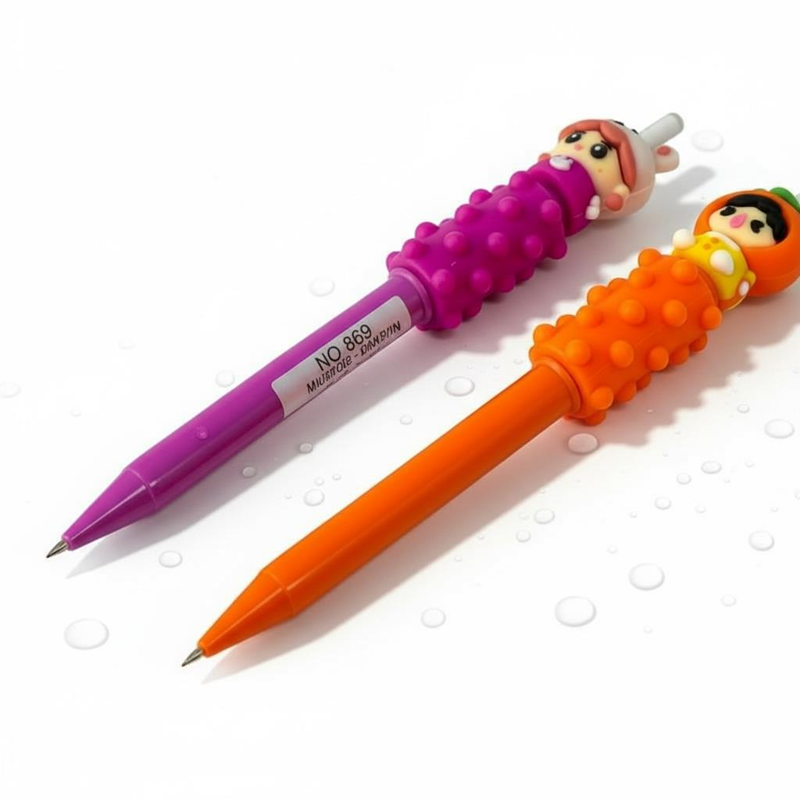 No.869 Turp Tavşan Kız Modeli Gövdesi Masaj Yapan Versatil 0.7 Uçlu 36Lı Paket