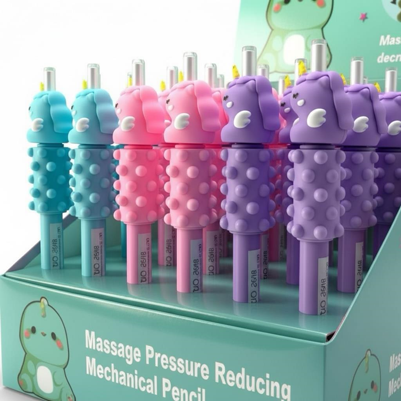 No.868 Unicorn Modeli Gövdesi Masaj Yapan Versatil 0.7 Uçlu 36'Lı Paket