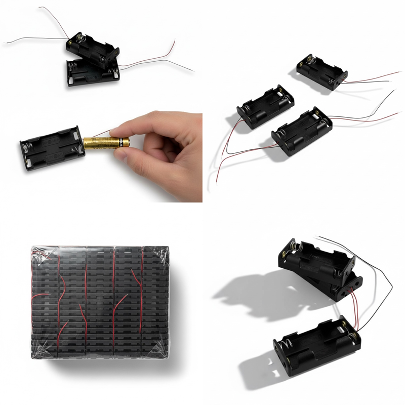 Pil Yatağı Çift Hazneli Pil Yuvası 100'Lü Paket