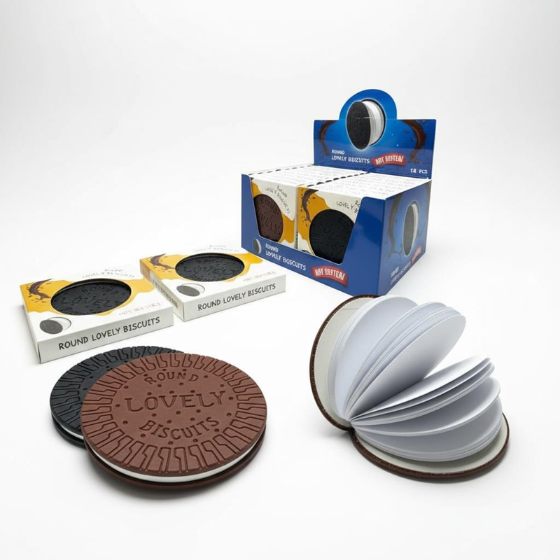 Oreo Bisküvi Çikolata Kokulu Not Defteri 9*9 Cm