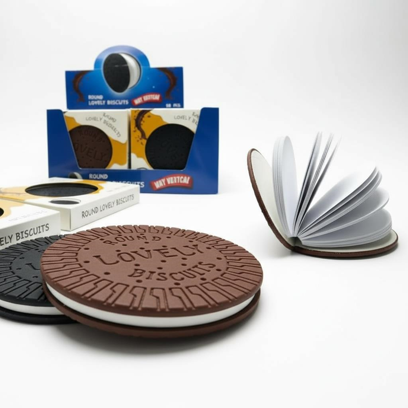 Oreo Bisküvi Çikolata Kokulu Not Defteri 9*9 Cm Oreo Bisküvi Çikolata Kokulu Not Defteri 9*9 Cm