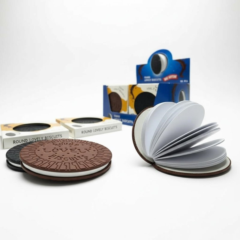 Oreo Bisküvi Çikolata Kokulu Not Defteri 9*9 Cm