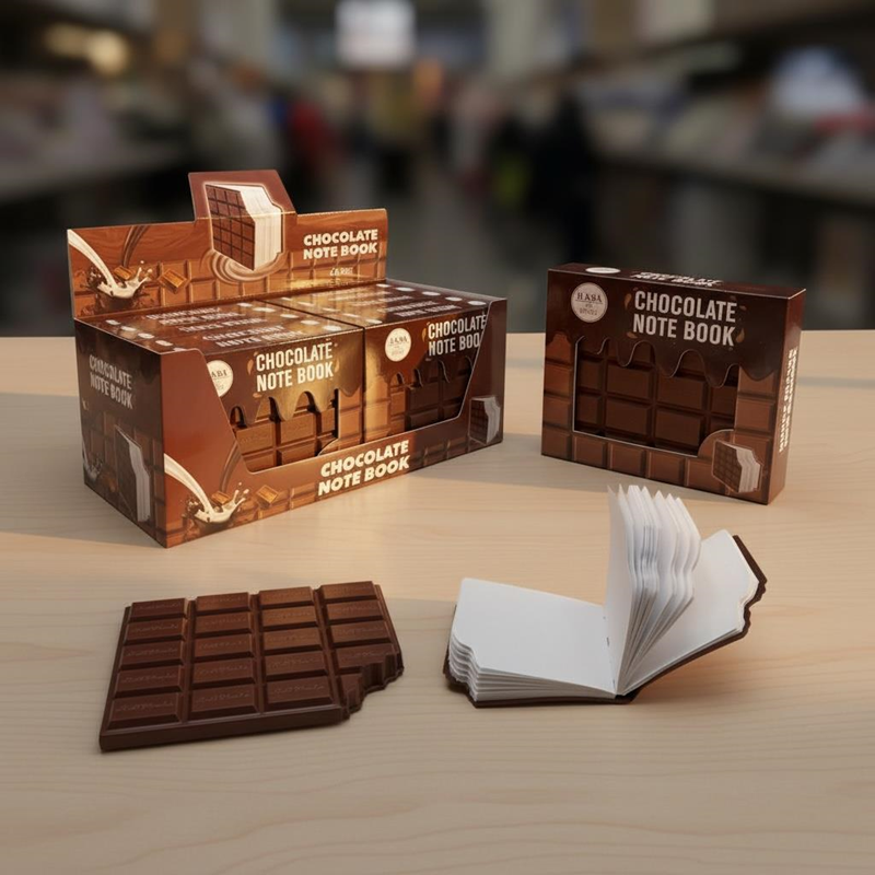 Çikolata Not Defteri Kokulu Dikdörtgen 8*10 Cm