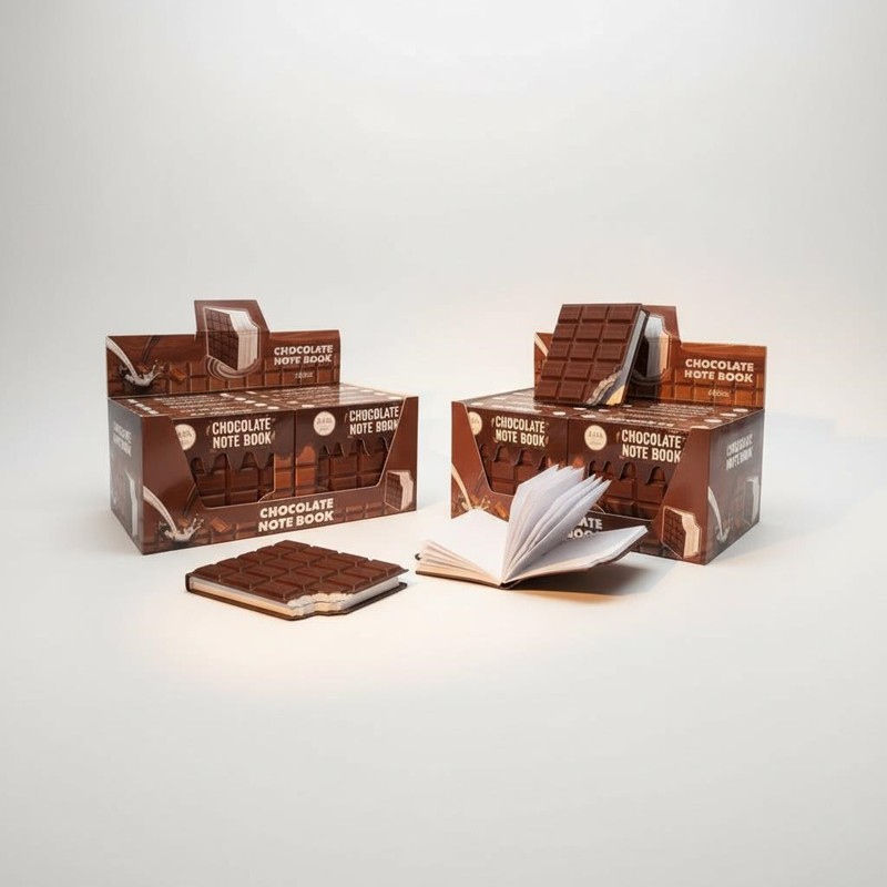 Çikolata Not Defteri Kokulu Dikdörtgen 8*10 Cm
