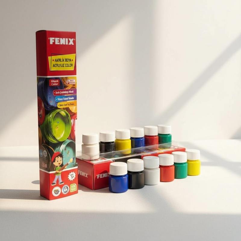 Fenix 6 Renk Şişe Akrilik Boya 15 Ml