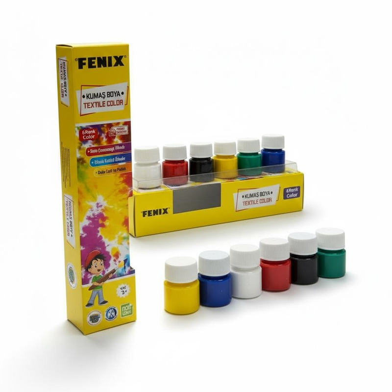 Fenix 6 Renk Şişe Kumaş Boyası 15 Ml