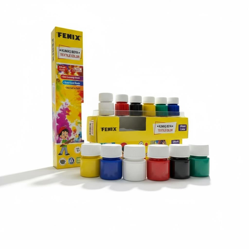 Fenix 6 Renk Şişe Kumaş Boyası 15 Ml