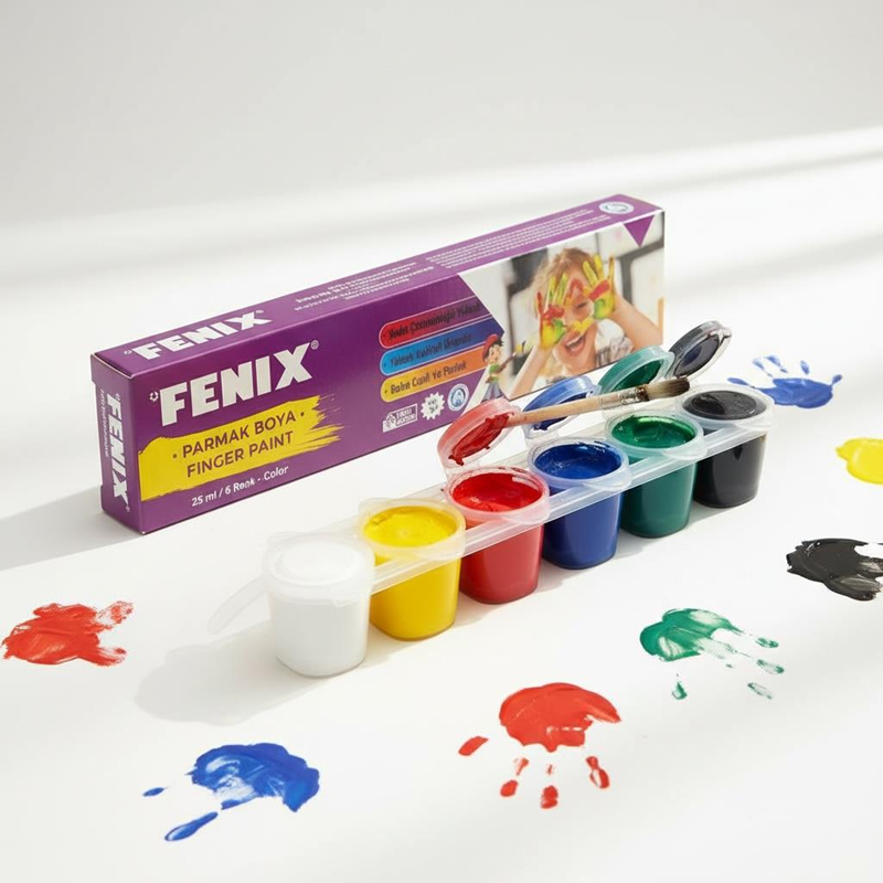 Fenix 6 Renk Şişe Parmak Boyası 25 Ml